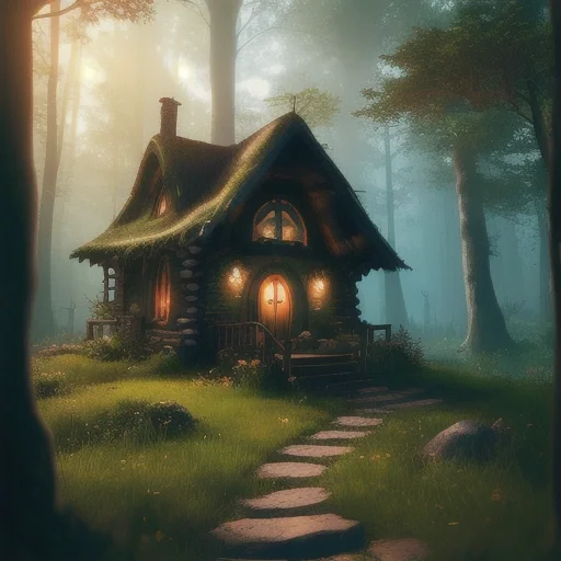 林中小屋高清(林中小屋高清壁纸)